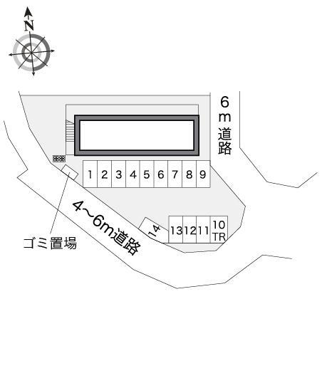 東宮館(13178)の駐車配置図