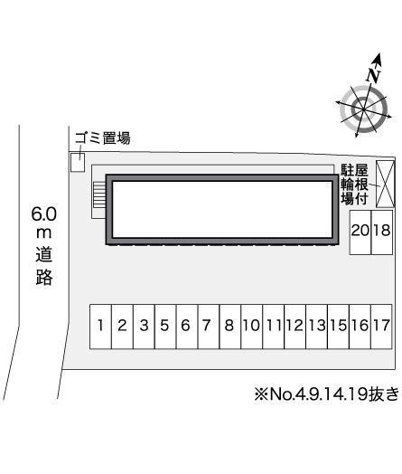 Ｇａｎｅｓｈａ(27274)の駐車配置図