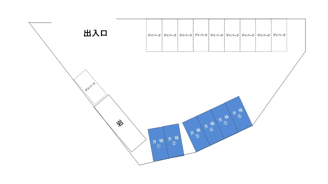 デイパーク北九州永犬丸第１の駐車配置図