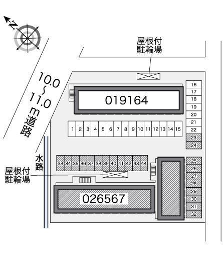アクシオンⅡ(26567)の駐車配置図