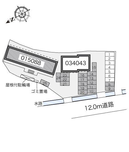 デンファレ花田(15088)の駐車配置図