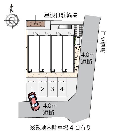 サクセスコート日立(55373)の駐車配置図