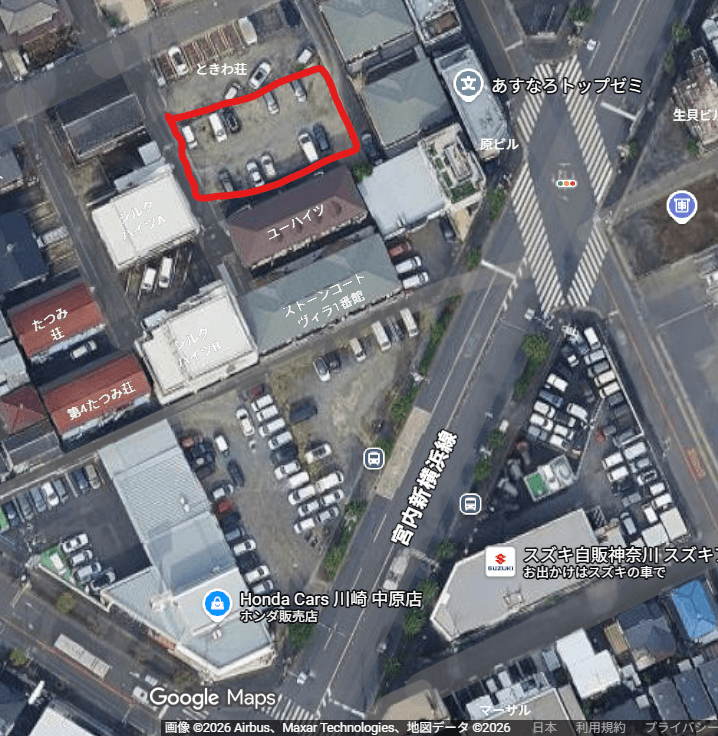 新石原駐車場の外観・駐車場イメージ1枚目