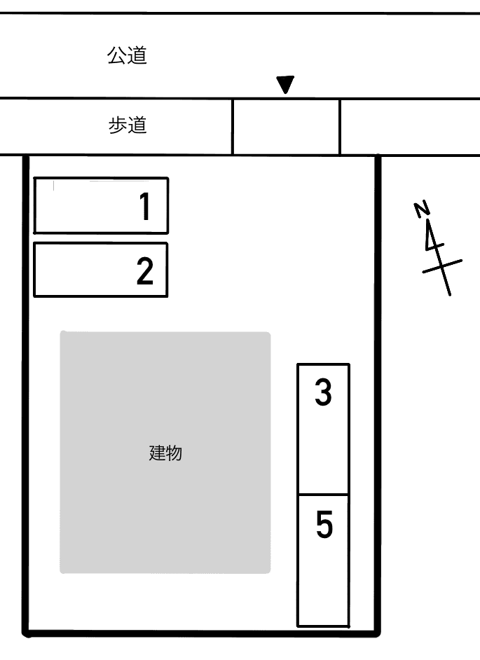 ウィステリアの駐車配置図