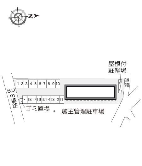 南の風　Ⅲ(31294)の駐車配置図