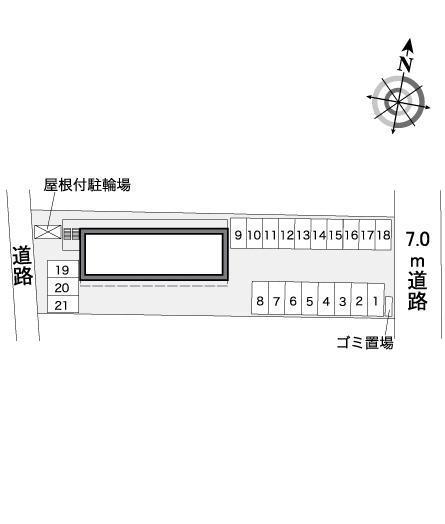 ＹＵＹＡＫＥＳＯ(38285)の駐車配置図