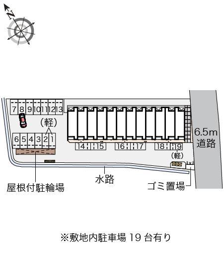 クレイノコンフォート行橋(56868)の駐車配置図