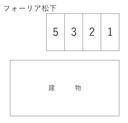 フォーリア松下の駐車場