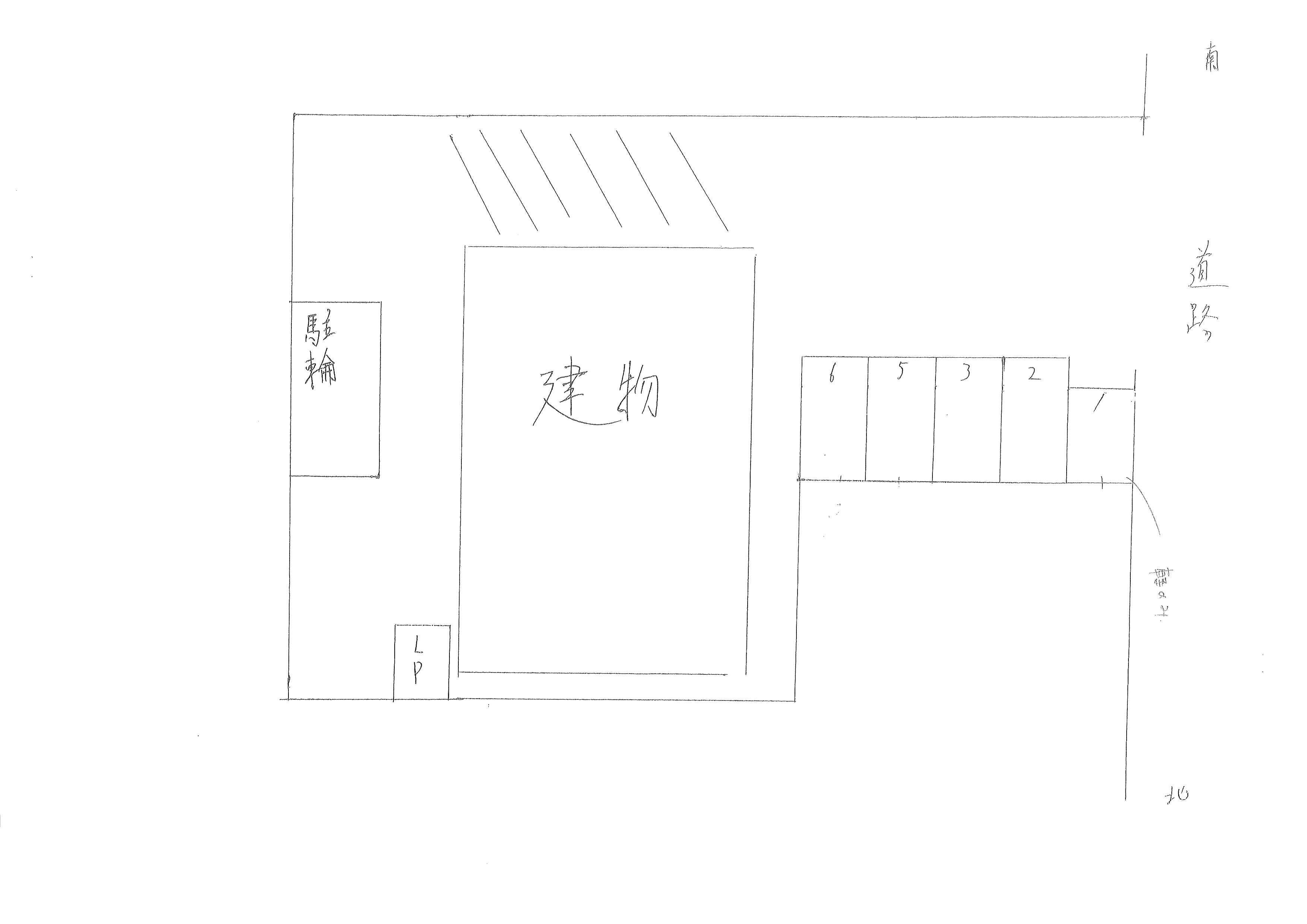 パールハイツ東二見の駐車配置図