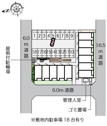 藤(45107)の駐車配置図