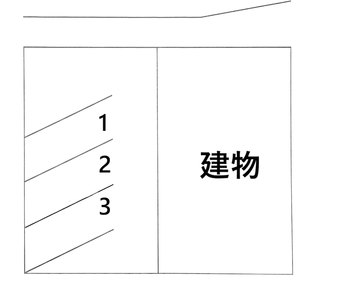 網干区浜田パーキングの駐車配置図