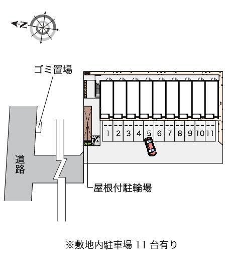 古泉(53672)の駐車配置図