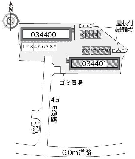 ジョイアスⅡ(34401)の駐車配置図