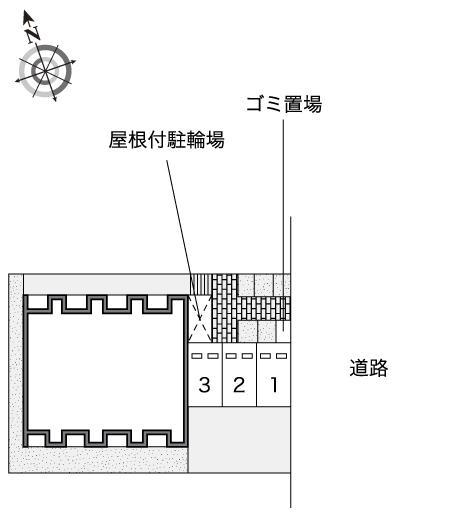 西宮北六番館(53282)の駐車配置図