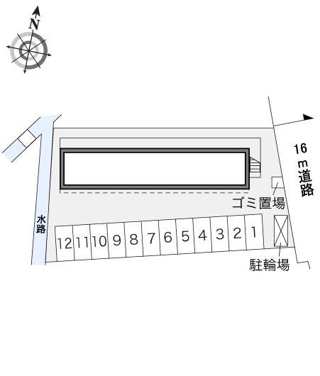 サニーコート(16480)の駐車配置図