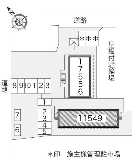 ル・カノン(11549)の駐車配置図