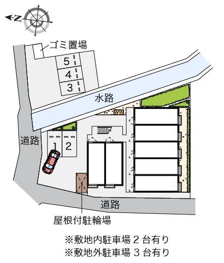シオンヒルズ(47705)の駐車配置図