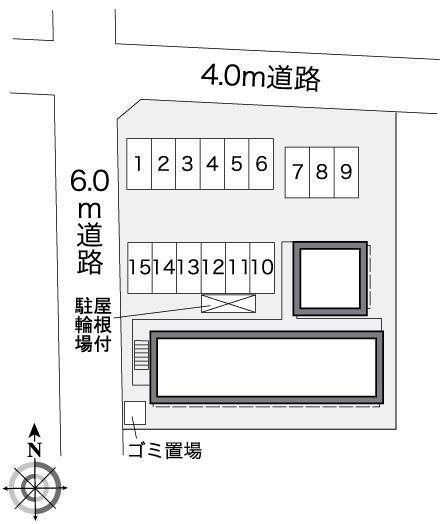 山信(26796)の駐車配置図