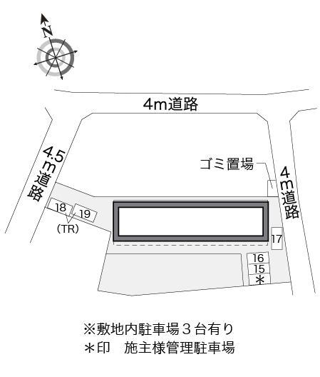 モトヤシキ南(10532)の駐車配置図