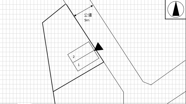 上草柳１８５駐車場の駐車配置図