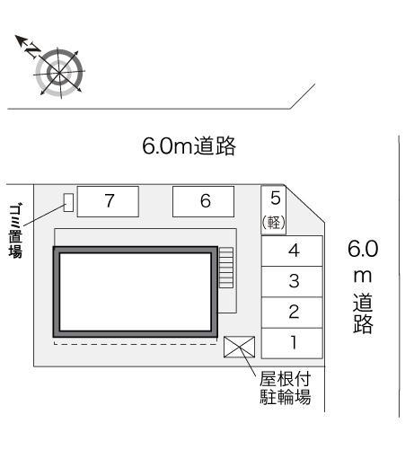 パークハイム(31980)の駐車配置図