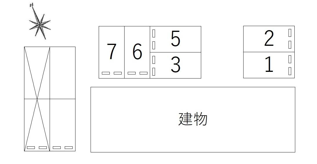 60071ｸﾞﾗｼｱ小木の駐車配置図