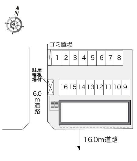 出雲駅南(31336)の駐車配置図