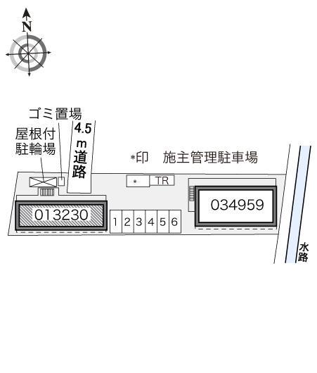 ヒライ(13230)の駐車配置図