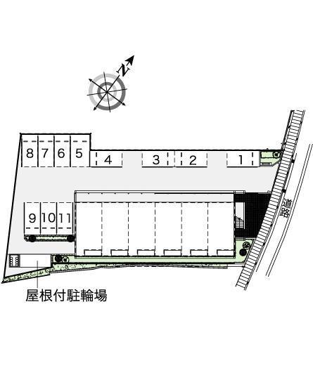 リバー(43497)の駐車配置図