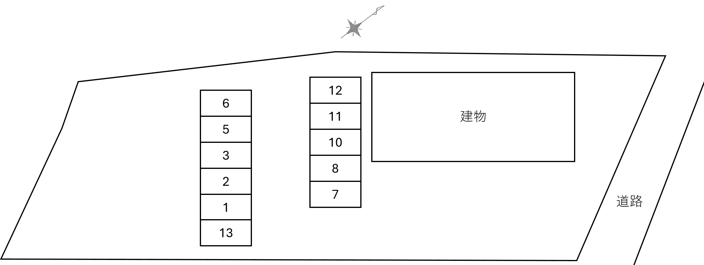ＱＵＡＬＬの駐車配置図
