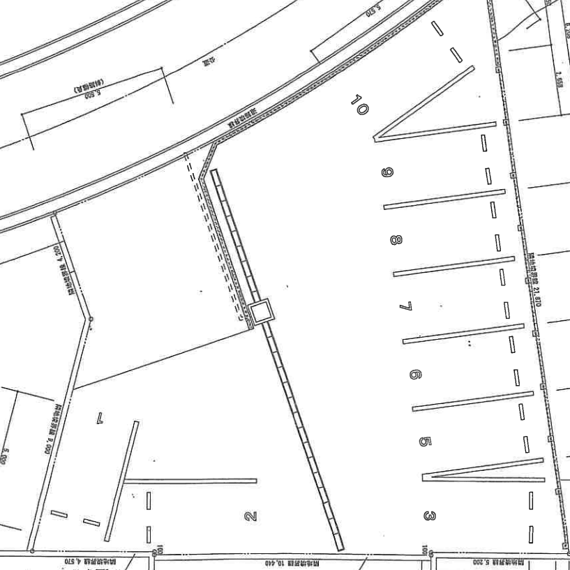 佐鳴台3丁目154-8駐車場の駐車配置図