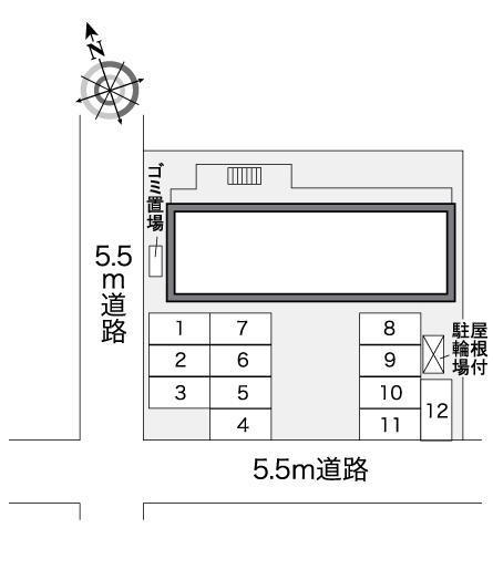 レモ(25978)の駐車配置図