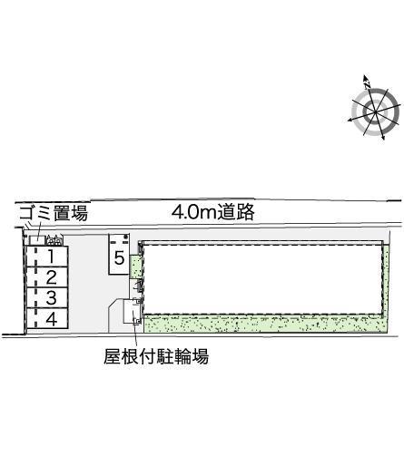湯村(42976)の駐車配置図