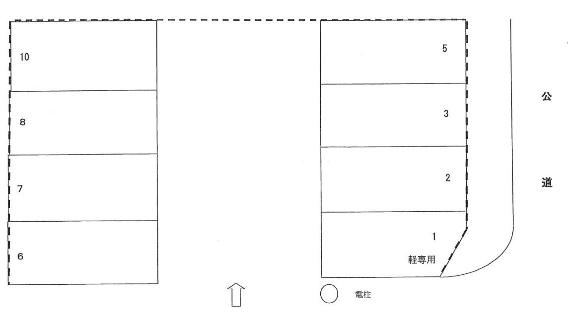 １９４の駐車配置図