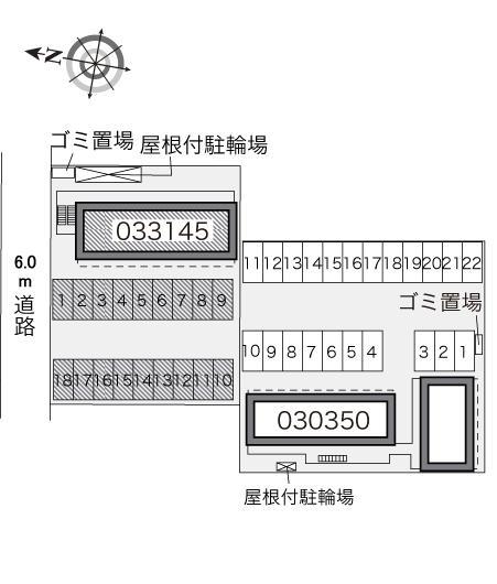 ボクスターＫ(33145)の駐車配置図