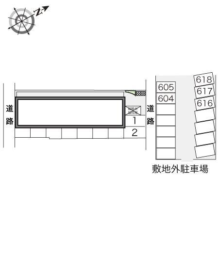 ＨＯＮＧＯ(15233)　敷地外駐車場の駐車配置図