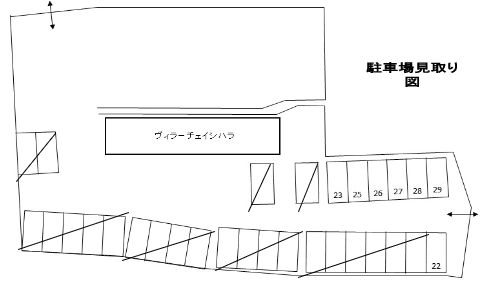 すえひろパーク石原の駐車配置図