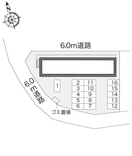 シャルマン－Ⅰ(20208)の駐車配置図