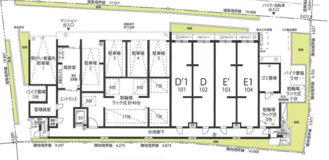 駐車場画像4枚目