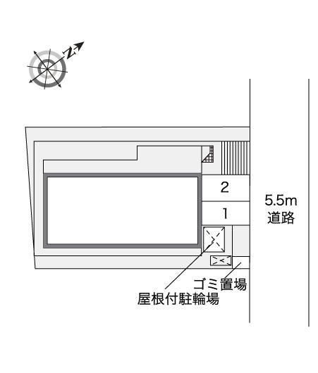 グラッツェ(45006)の駐車配置図