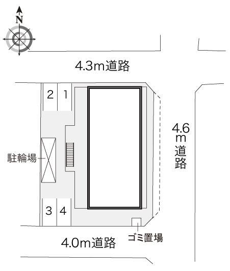 東山本(19585)の駐車配置図
