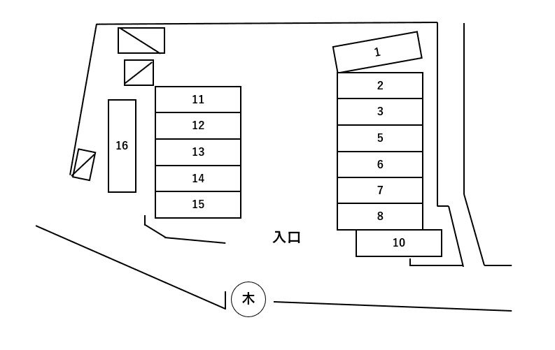 【50687】大塚駐車場（西船5丁目）の駐車配置図