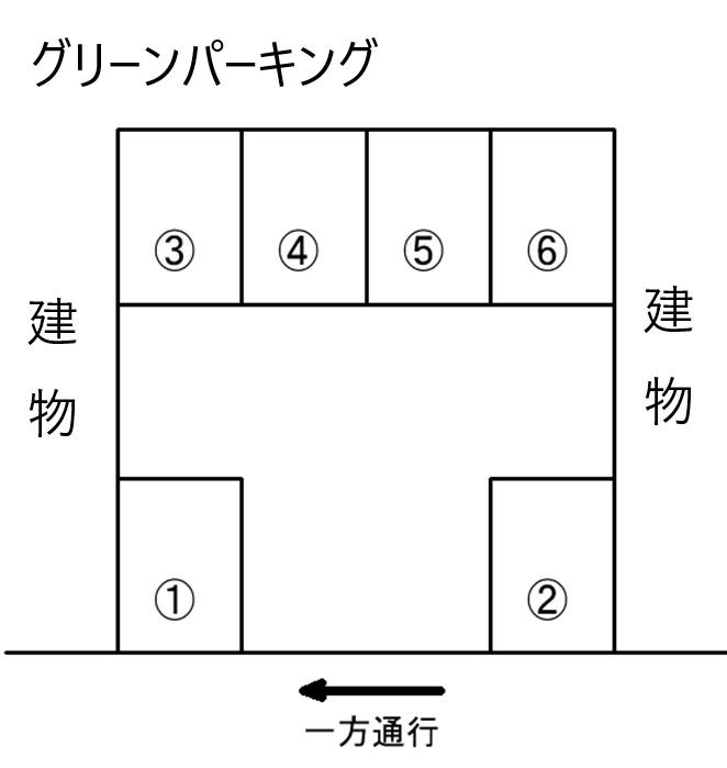 グリーンパーキングの駐車配置図