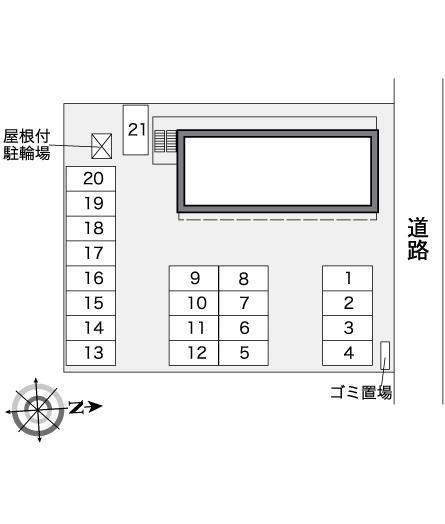 ポモドーロ(39197)の駐車配置図