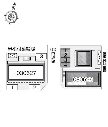 ウイローリバー(30626)の駐車配置図