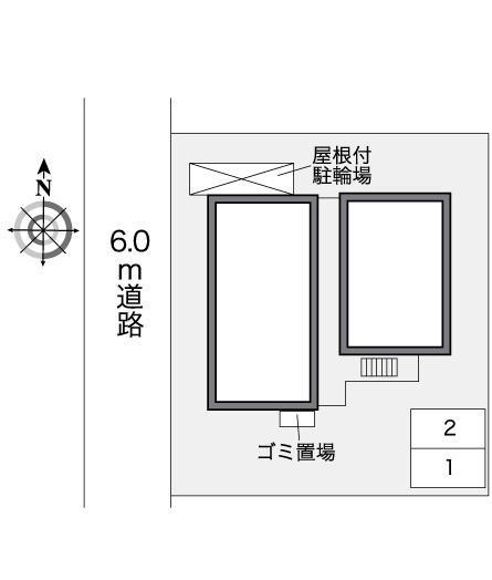 万帖敷ＫＫＴ(26915)の駐車配置図