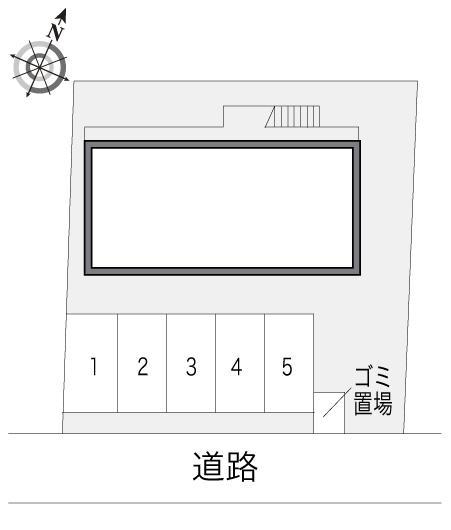 サンハイムオオキ(11134)の駐車配置図