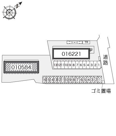 不動塚(10584)の駐車配置図