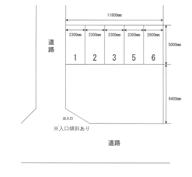 スズキ駐車場の駐車配置図