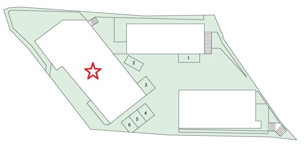 上野シティハイツの駐車配置図